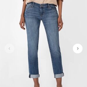 NWT Kut from the Kloth Cloth Catherine Mid-Rise Boyfriend Jeans (Fervent) - 12